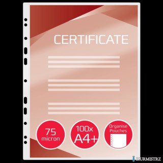 Folie do laminacji GBC Organise, 75 mic., A4, przezroczyste , 100 szt. 41664E