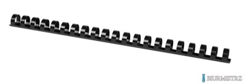 Grzbiety do bindowania , A4, 14mm (125 kartek), 100 szt., czarne, typu OFFICE PRODUCTS 20241415-05