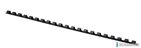 Grzbiety do bindowania , A4, 6mm (25 kartek), 100 szt., czarne, typu OFFICE PRODUCTS 20240615-05
