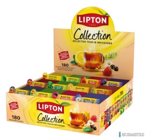 Herbata LIPTON Variety Pack - 12 smaków x 15 kopert fol.