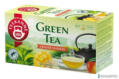 Herbata TEEKANNE imbir i mango 20 kopert zielona