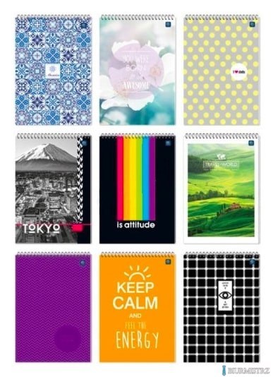 Kołonotatnik A5 100k spirala u góry GARWOLIN