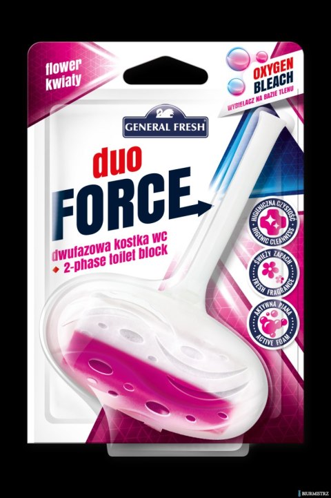 Kostka do WC DUO FORCE zawieszka 40g kwiat GENERAL FRESH 40401