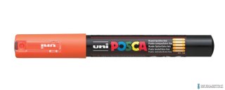 Marker z tuszem pigmentowym PC-1M pomarańczowy POSCA UNPC1M/DPO