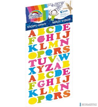 Naklejki wypukłe FIORELLO GR-NP127 literki 170-2481