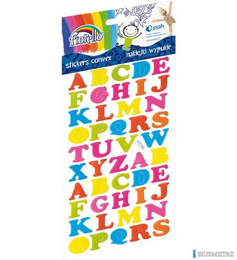 Naklejki wypukłe FIORELLO GR-NP127 literki 170-2481