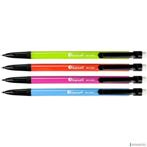 Ołówek automatyczny z gumką 0,5mm MB153002 TITANUM 373726