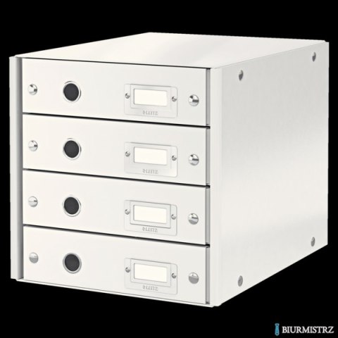 Pojemnik z 4 szufladami LEITZ C&S biały 60490001