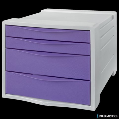 Pojemnik z szufladami Esselte ColourBreeze, lawendowy 628458