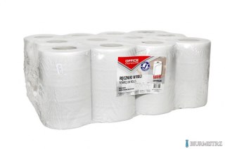Ręczniki w roli makulaturowe Mini, 2-warstwowe, 50m, 12szt., białe, typu OFFICE PRODUCTS 22047149-14