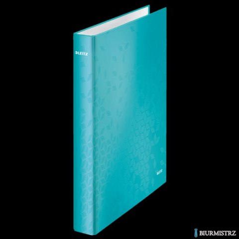 Segregator ringowy LEITZ A4 4DR/25mm turkusowy WOW 42420051