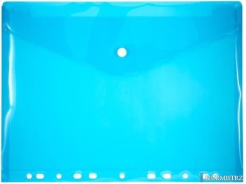 Teczka kopertowa A4 z europerforacją niebieska Penmate TT8057