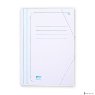 Teczka na gumkę biała A4 biały 320-350g [mm:] 320x220 Bigo (25 sztuk) (0006) 16377