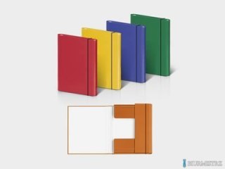 Teczka skrzydłowa z gumką pastelowa róż VAUPE, 310/10