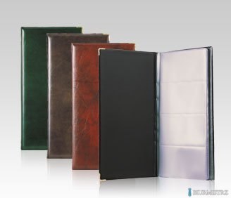 Wizytownik 96 LUX 1 czarny WI-04 BIURFOL