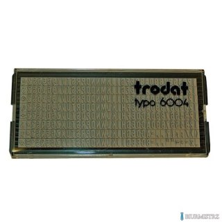 Zestaw czcionek 4mm 6004 POL TRODAT 3mm 6003 (X)