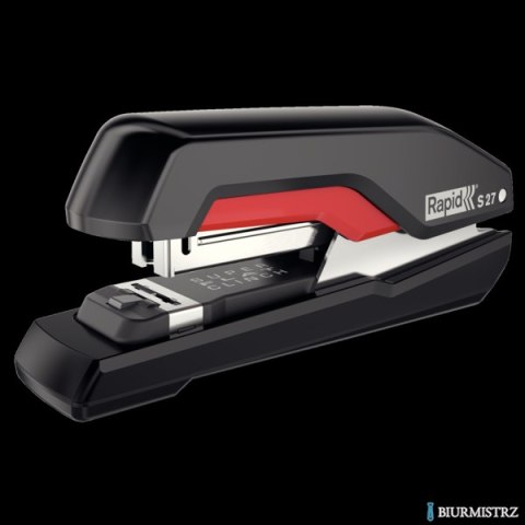 Zszywacz SUPREME S27 czarno-czerwony 30k RAPID 5000541