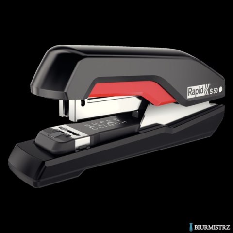 Zszywacz SUPREME S50 czarno-czerwony 50k RAPID 5000544