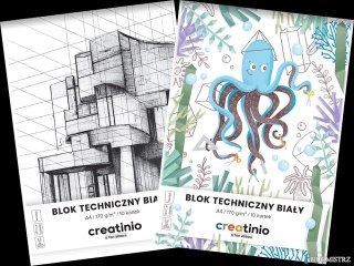Blok techniczny Top 2000 Creatinio A4 10 kartek 170 g biały 400176667