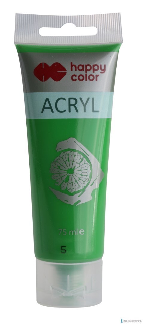 Farba akrylowa 75ml , zielony, Happy Color HA 7370 0075-5
