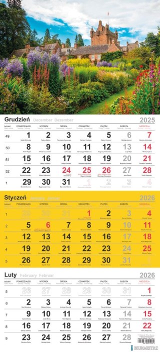 Kalendarz trójdzielny (H) 2026 Michalczyk i Prokop T-106T-03