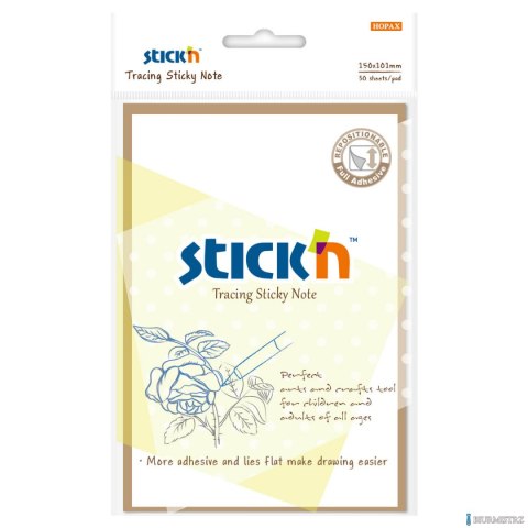 Kalka samoprzylepna, przezroczysta do odrysów 101x152mm 30k 21819