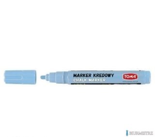 Marker kredowy, końcówka okrągła 4,5mm, 8g tuszu pastelowy niebieski TO-292 Toma