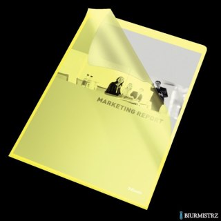 Ofertówki groszkowe A4 115mic żółte (25szt) ESSELTE 60836