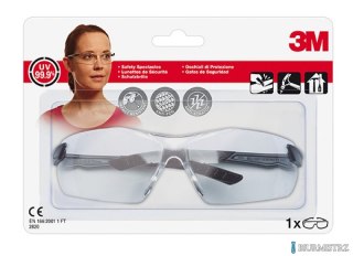 Okulary ochronne 3M Clear (2820), transparentne
