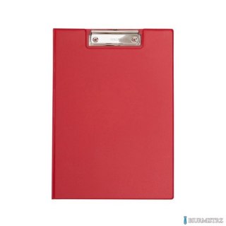 Podkładka Maul A4 z klipsem i okładką, powłoka plastikowa, czerwona (23392/25 ML)