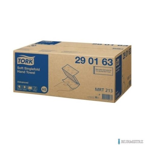 Ręcznik składny Advanced ZZ biały 2 warstwy 3750 szt./kart H3 TORK 290163, 15x250