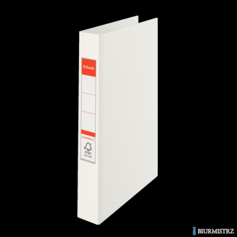 Segregator Esselte A4 z 4 kółkami, grzbiet 42 mm, biały, 14457