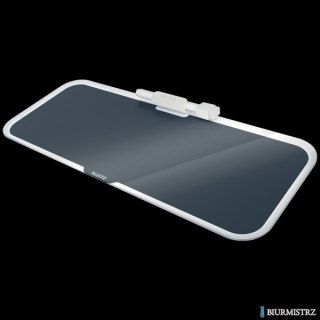 Szklany notatnik na biurko Leitz Cosy, poziomy, szary 52690089