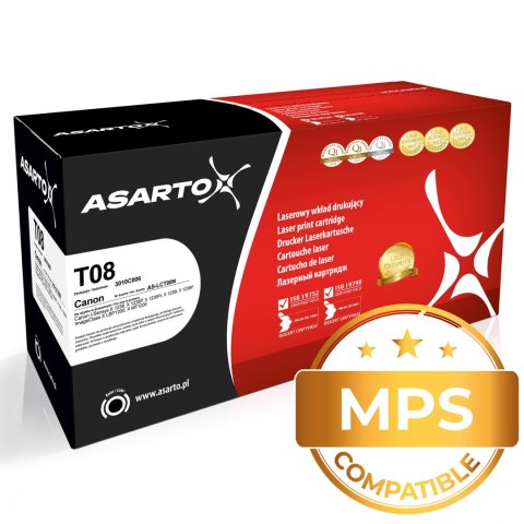 Toner Asarto do Canon T08 | 3010C006 | 11000 str. | black