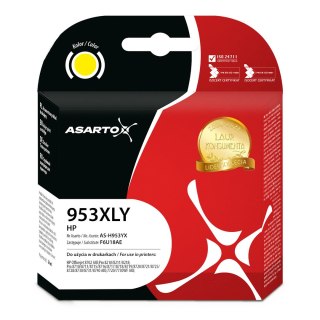 Tusz Asarto do HP 953XLY | F6U18AE | 1600 str. | yellow | REF.