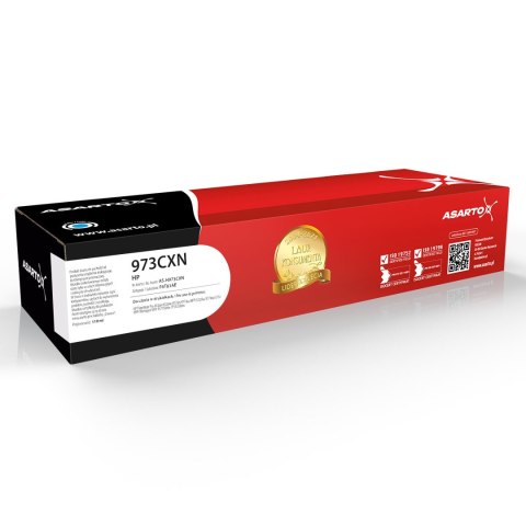 Tusz Asarto do HP 973CXN | F6T81AE | 7000 str. | cyan | REF.