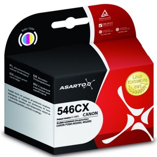 Tusz Asarto do Canon 546CX | 8288B001 | CL546 | 300 str. | color