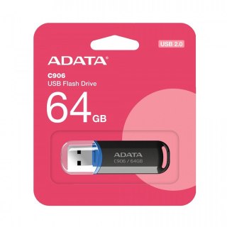 Adata pamięć C906 64GB USB2.0 czarny