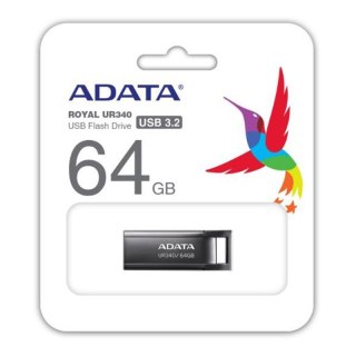Adata pamięć UR340 64GB USB3.2 Gen1 Czarny