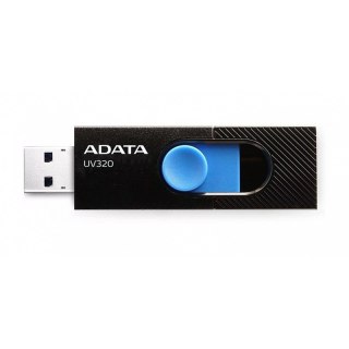 Adata pamięć UV320 64GB USB 3.2 Gen1 Czarno-niebieski