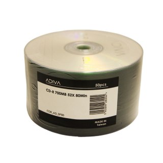 Adiva CD-R | 700MB | x52 | szpindel 50 szt.| 80min
