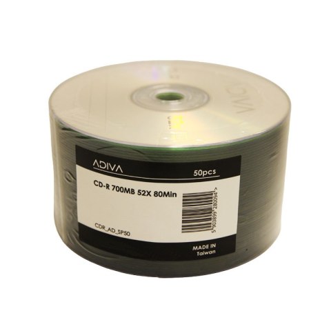 Adiva CD-R | 700MB | x52 | szpindel 50 szt.| 80min
