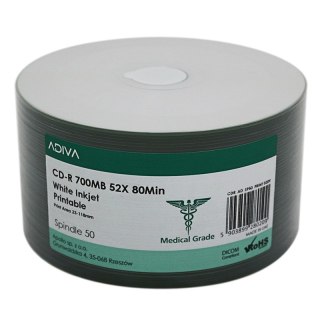 Adiva Medica CD-R 700MB 53X Printable SP50 0209