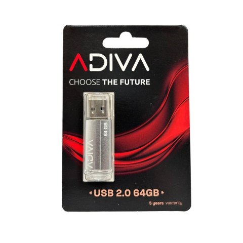 Adiva PAMIĘĆ USB 2.0 64GB ADIVA 0278