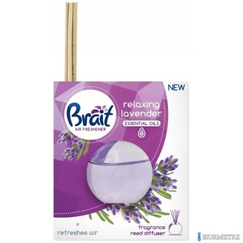 BRAIT Odświeżacz pachnące patyczki 40ml RELAXING LAVENDER 13619