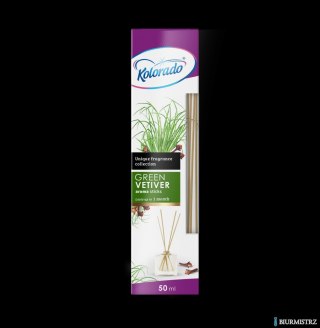 KOLORADO Odświeżacz pachnące patyczki 50ml GREEN VETIVER 09806