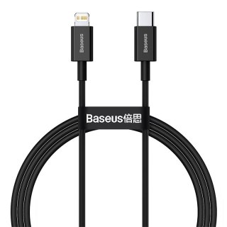 Baseus Kabel USB-C do Lightning Superior Series, 20W, PD | 1m | czarny