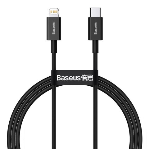 Baseus Kabel USB-C do Lightning Superior Series, 20W, PD | 1m | czarny