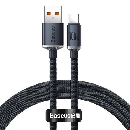 Baseus Kabel USB do USB-C | 100W | 1,2 m | crystal shine