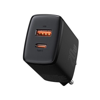 Baseus Ładowarka sieciowa Compact Quick Charger USB | USB-C | 20W czarna